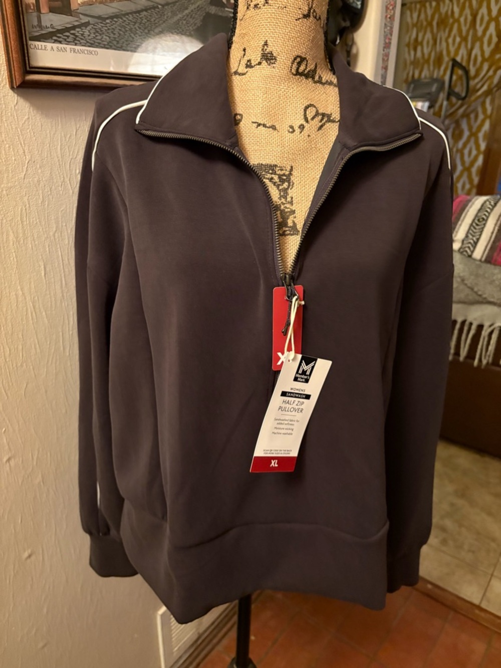 Members Mark Women's Half-Zip Pullover